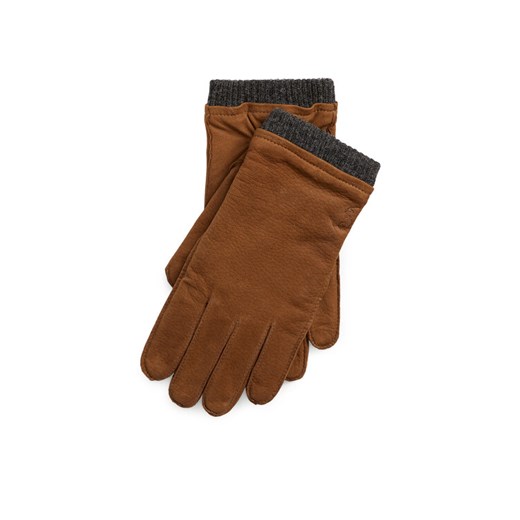 Polo Ralph Lauren Rękawiczki Męskie 449891317001 Beżowy ze sklepu MODIVO w kategorii Rękawiczki męskie - zdjęcie 182696315