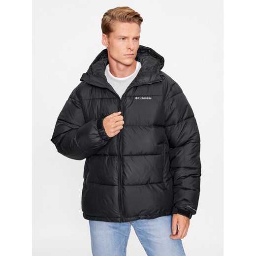 Columbia Kurtka zimowa Pike Lake™ II Hooded Jacket Czarny Regular Fit ze sklepu MODIVO w kategorii Kurtki męskie - zdjęcie 182696339