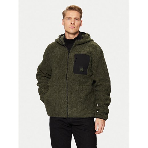 4F Polar 4FWAW24TFLEM253 Khaki Regular Fit ze sklepu MODIVO w kategorii Bluzy męskie - zdjęcie 182696366