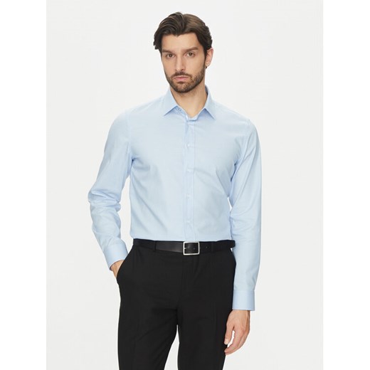 Michael Kors Koszula MK0DS01501 Błękitny Slim Fit ze sklepu MODIVO w kategorii Koszule męskie - zdjęcie 182696396