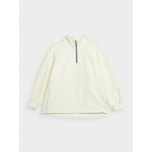 Outhorn Polar OTHAW23TFLEM133 Écru Regular Fit ze sklepu MODIVO w kategorii Bluzy męskie - zdjęcie 182696409
