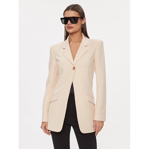 Patrizia Pepe Marynarka 8S0485/A375-B788 Beżowy Regular Fit ze sklepu MODIVO w kategorii Marynarki damskie - zdjęcie 182696426