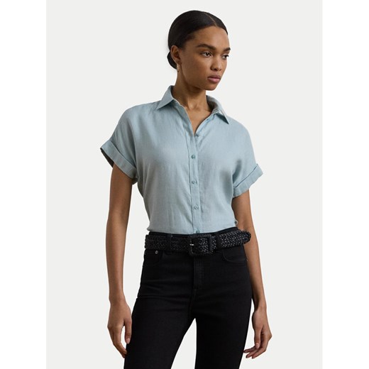 LAUREN RALPH LAUREN Koszula 200699152054 Błękitny Relaxed Fit ze sklepu MODIVO w kategorii Koszule damskie - zdjęcie 182696546
