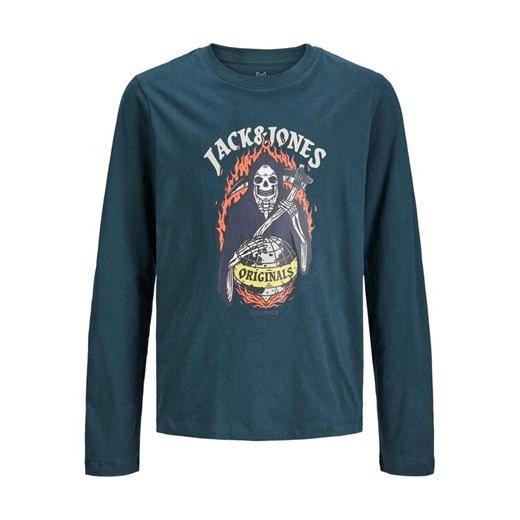 Jack&Jones Junior Bluzka 12247588 Zielony Standard Fit ze sklepu MODIVO w kategorii T-shirty chłopięce - zdjęcie 182696556