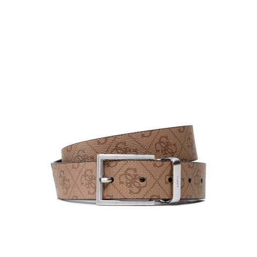 Guess Pasek Męski Vezzola Adj & Rev Belt BM7541 LEA35 Brązowy ze sklepu MODIVO w kategorii Paski męskie - zdjęcie 182696759