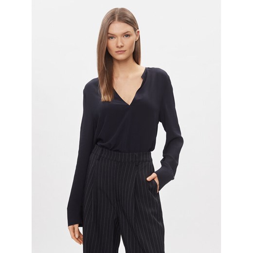 Tommy Hilfiger Bluzka WW0WW40529 Granatowy Relaxed Fit ze sklepu MODIVO w kategorii Bluzki damskie - zdjęcie 182696785