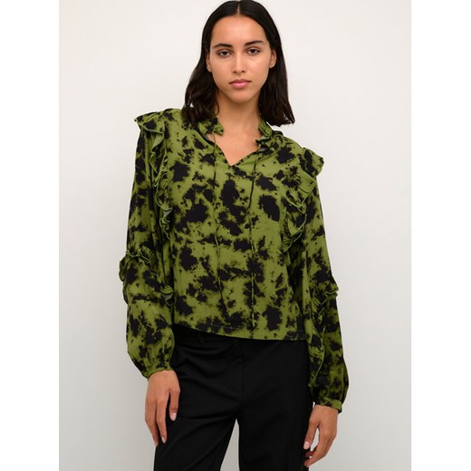 Karen by Simonsen Bluzka Kalinkakb 10104571 Zielony Straight Fit ze sklepu MODIVO w kategorii Bluzki damskie - zdjęcie 182696788