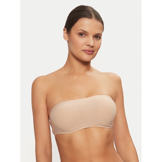 Chantelle Biustonosz bezfiszbinowy Soft Stretch C16A30 Beżowy ze sklepu MODIVO w kategorii Biustonosze - zdjęcie 182696829