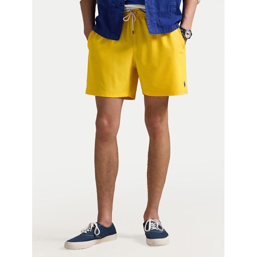 Polo Ralph Lauren Szorty kąpielowe 710957782010 Żółty Classic Fit ze sklepu MODIVO w kategorii Kąpielówki - zdjęcie 182696895