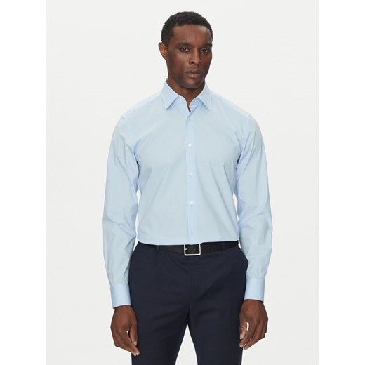 BOSS Koszula H-HANK-kent-C3-214 50538949 Niebieski Slim Fit ze sklepu MODIVO w kategorii Koszule męskie - zdjęcie 182696926