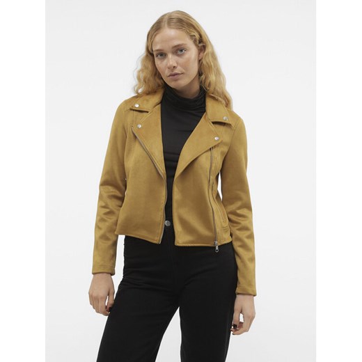 Vero Moda Kurtka z imitacji skóry Jose 10300938 Brązowy Regular Fit ze sklepu MODIVO w kategorii Kurtki damskie - zdjęcie 182696967