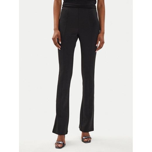 Calvin Klein Spodnie materiałowe K20K207171 Czarny Flare Fit ze sklepu MODIVO w kategorii Spodnie damskie - zdjęcie 182696989