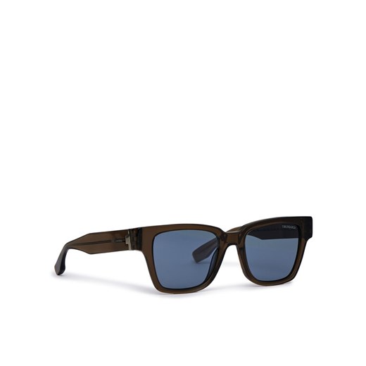 Trussardi Okulary przeciwsłoneczne TSM9026 Zielony ze sklepu MODIVO w kategorii Okulary przeciwsłoneczne damskie - zdjęcie 182697026