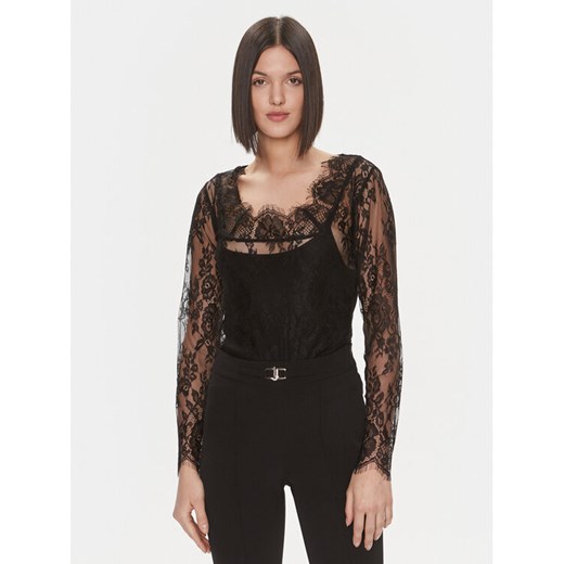 Liu Jo Bluzka 5F3083 J4583 Czarny Regular Fit ze sklepu MODIVO w kategorii Bluzki damskie - zdjęcie 182697049