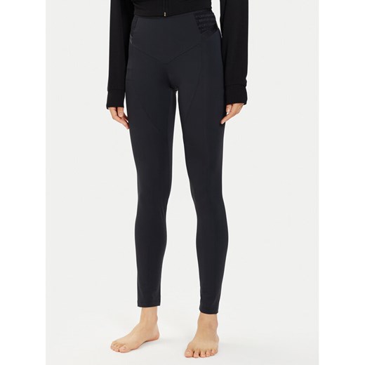Emporio Armani Underwear Legginsy 164728 3F204 00020 Czarny Slim Fit ze sklepu MODIVO w kategorii Spodnie damskie - zdjęcie 182697056