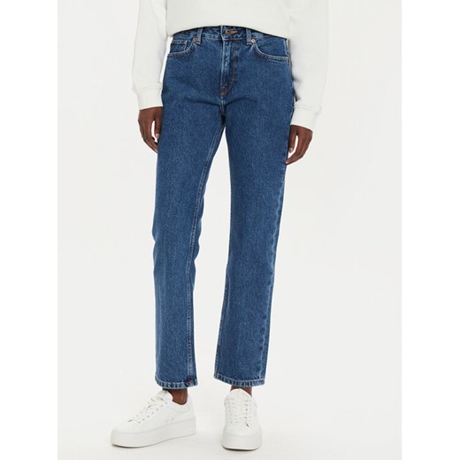 Pepe Jeans Jeansy PL204730 Granatowy Straight Fit ze sklepu MODIVO w kategorii Jeansy damskie - zdjęcie 182697065