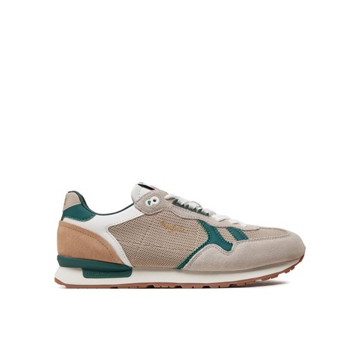 Pepe Jeans Sneakersy Brit Retro M PMS40004 Écru ze sklepu MODIVO w kategorii Buty sportowe męskie - zdjęcie 182697075