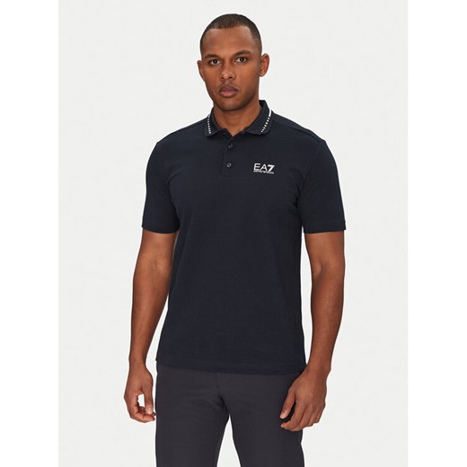EA7 Emporio Armani Polo 7M000184 AF13511 UB102 Granatowy Regular Fit ze sklepu MODIVO w kategorii T-shirty męskie - zdjęcie 182697076