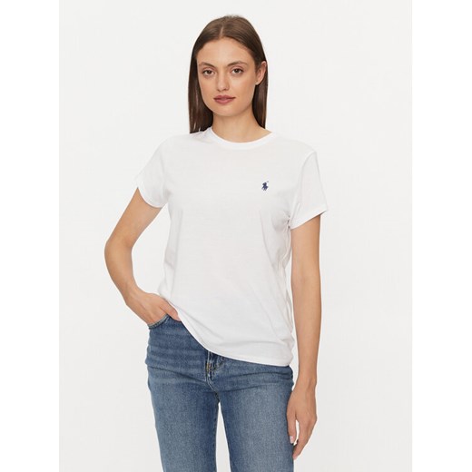 Polo Ralph Lauren T-Shirt 211898698005 Biały Regular Fit Polo Ralph Lauren L MODIVO