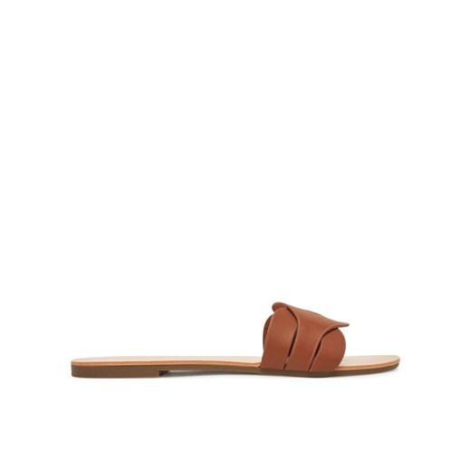 ONLY Shoes Klapki Onlfeli-6 Brązowy ze sklepu MODIVO w kategorii Klapki damskie - zdjęcie 182697199
