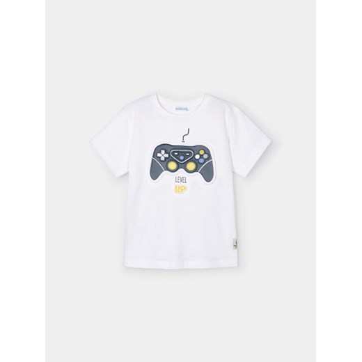 Mayoral T-Shirt 3016 Biały Regular Fit ze sklepu MODIVO w kategorii T-shirty chłopięce - zdjęcie 182697299