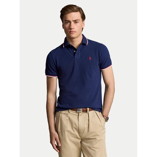 Polo Ralph Lauren Polo Classics 710842621003 Granatowy Slim Fit ze sklepu MODIVO w kategorii T-shirty męskie - zdjęcie 182697309