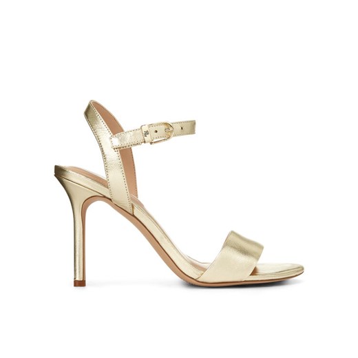 LAUREN RALPH LAUREN Sandały Gwen 802940587001 Złoty ze sklepu MODIVO w kategorii Sandały damskie - zdjęcie 182697315