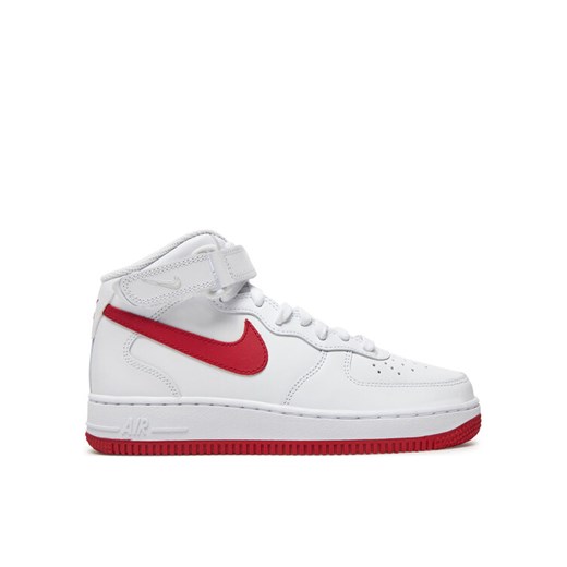 Nike Sneakersy Air Force 1 07 MID DD9625 Biały ze sklepu MODIVO w kategorii Buty sportowe damskie - zdjęcie 182697316