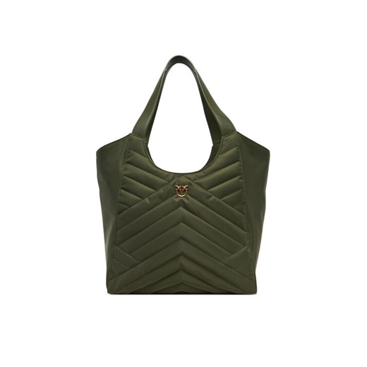 PINKO Torebka Tote Bag Puzzle 104536 A1EU Z99Q Zielony ze sklepu MODIVO w kategorii Torby Shopper bag - zdjęcie 182697319