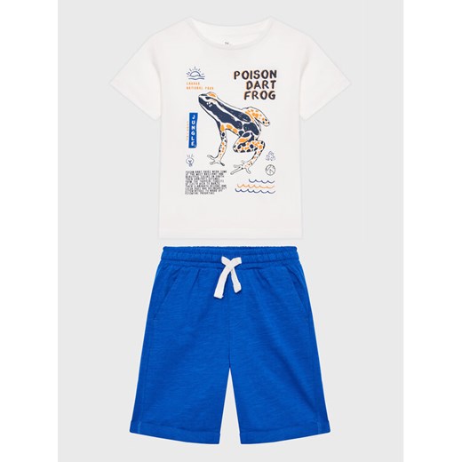 Zippy Komplet t-shirt i spodenki ZKBAP0602 23009 Niebieski Regular Fit ze sklepu MODIVO w kategorii Komplety chłopięce - zdjęcie 182697386