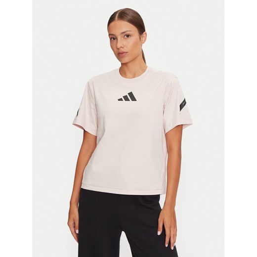 adidas T-Shirt Z.N.E. JF4781 Różowy Regular Fit XS MODIVO
