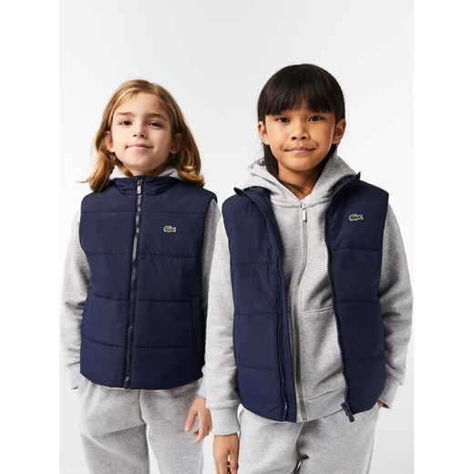 Lacoste Kamizelka BJ3521 Granatowy Regular Fit ze sklepu MODIVO w kategorii Kamizelki męskie - zdjęcie 182697459