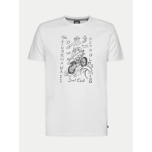 Petrol Industries T-Shirt M-1040-TSR693 Biały Regular Fit ze sklepu MODIVO w kategorii T-shirty męskie - zdjęcie 182697475