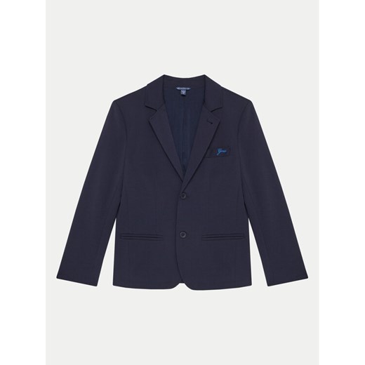 Guess Marynarka Monaco Ponte L4BN02 KCKI0 Niebieski Classic Fit ze sklepu MODIVO w kategorii Marynarki i garnitury chłopięce - zdjęcie 182697555