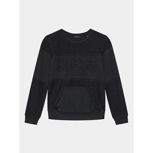 Guess Bluza L3BQ32 KAD73 Czarny Relaxed Fit ze sklepu MODIVO w kategorii Bluzy chłopięce - zdjęcie 182697558