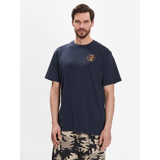 DC T-Shirt Quality Goods ADYZT05235 Granatowy Relaxed Fit ze sklepu MODIVO w kategorii T-shirty męskie - zdjęcie 182697576