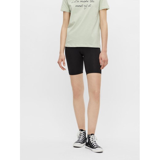 Pieces Kolarki Kiki 17101084 Czarny Slim Fit ze sklepu MODIVO w kategorii Szorty - zdjęcie 182697598