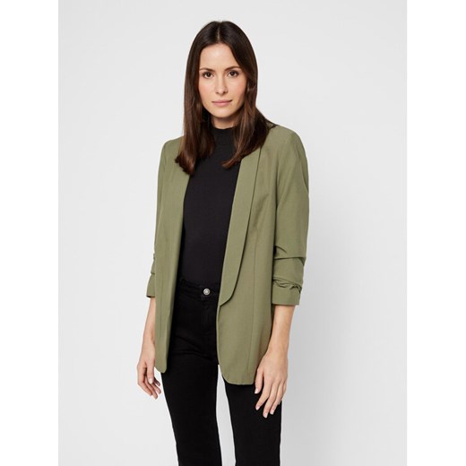 Pieces Marynarka 17090996 Zielony Regular Fit ze sklepu MODIVO w kategorii Marynarki damskie - zdjęcie 182697638