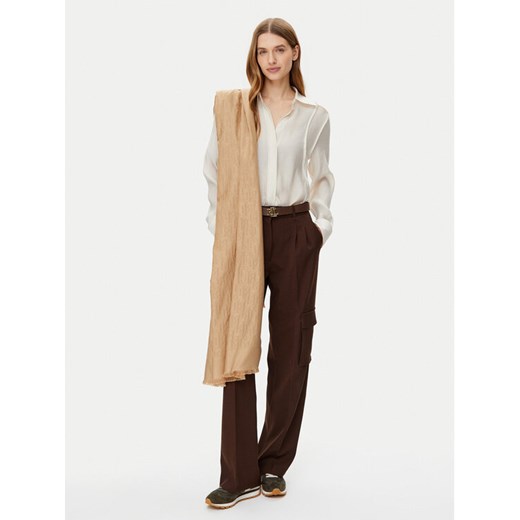 LAUREN RALPH LAUREN Szal 454937219004 Beżowy ze sklepu MODIVO w kategorii Szaliki i chusty damskie - zdjęcie 182697667