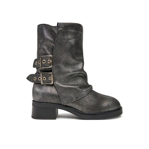 Steve Madden Botki Bonfire SM11003415 Srebrny ze sklepu MODIVO w kategorii Botki - zdjęcie 182697675
