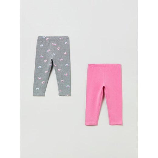 OVS Komplet 2 par legginsów 1698430 Kolorowy Slim Fit ze sklepu MODIVO w kategorii Legginsy niemowlęce - zdjęcie 182697699