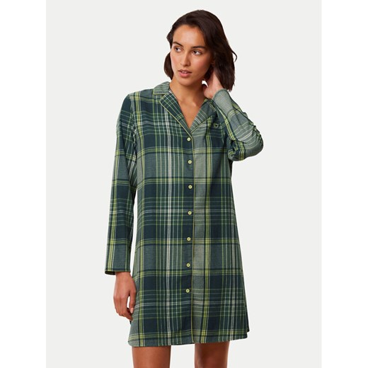 Triumph Koszula nocna Boyfriend NDW X Checks 10216520 Zielony ze sklepu MODIVO w kategorii Koszule nocne - zdjęcie 182697706