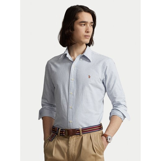 Polo Ralph Lauren Koszula 710792041004 Błękitny Custom Fit Polo Ralph Lauren M MODIVO