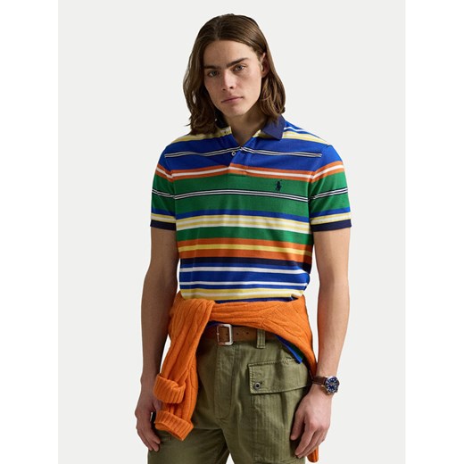 Polo Ralph Lauren Polo 710963480002 Kolorowy Custom Fit ze sklepu MODIVO w kategorii T-shirty męskie - zdjęcie 182697826
