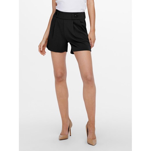 JDY Szorty materiałowe Geggo 15203098 Czarny Regular Fit ze sklepu MODIVO w kategorii Szorty - zdjęcie 182697869