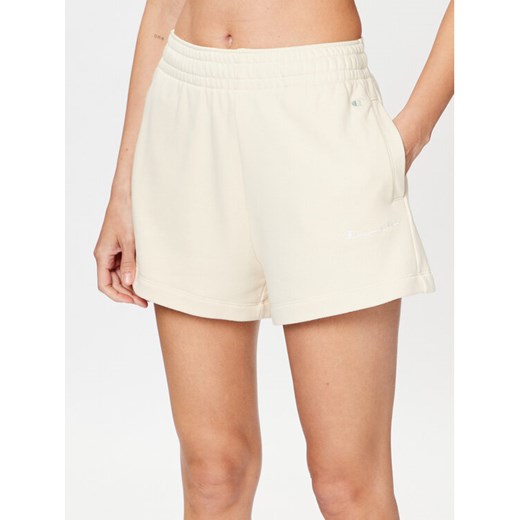 Champion Szorty sportowe 116220 Beżowy Regular Fit ze sklepu MODIVO w kategorii Szorty - zdjęcie 182697877
