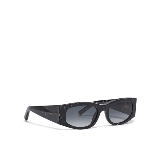 PHILIPP PLEIN Okulary przeciwsłoneczne SPP025S Czarny ze sklepu MODIVO w kategorii Okulary przeciwsłoneczne damskie - zdjęcie 182697896