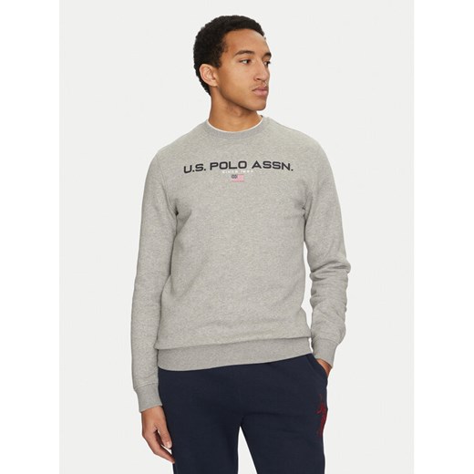 U.S. Polo Assn. Bluza MUP1645 Szary Regular Fit ze sklepu MODIVO w kategorii Bluzy męskie - zdjęcie 182697897