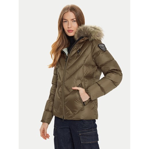 Blauer Kurtka puchowa 24WBLDC03051 Brązowy Regular Fit ze sklepu MODIVO w kategorii Kurtki damskie - zdjęcie 182697936