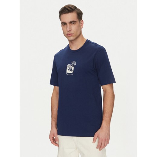 adidas T-Shirt Lounge Drink Graphic JJ4014 Granatowy Regular Fit ze sklepu MODIVO w kategorii T-shirty męskie - zdjęcie 182697969